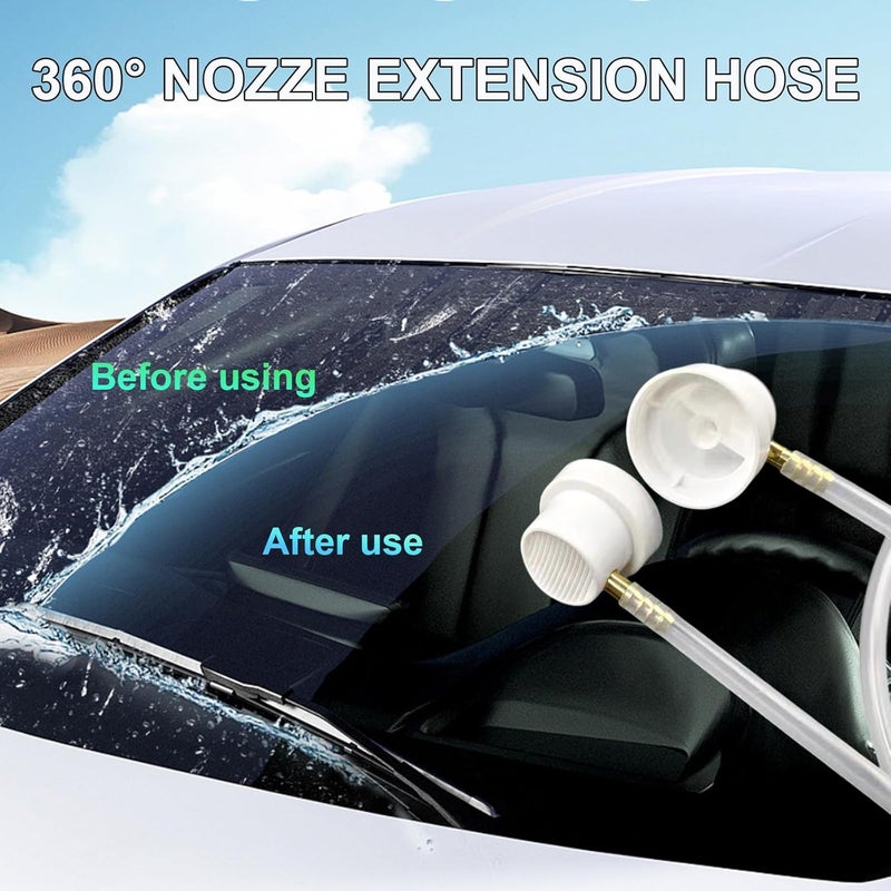 KVAEY 2 PCS Aerosol Nozzle, 4.5mm Spray Tip Nozzle Extension Hose for Male Stem Spray Cans, 19.69 Inches 360 Degree Extension Hose H3C9 Fluid Car Nozzle Film, Car Accessories - Image 5